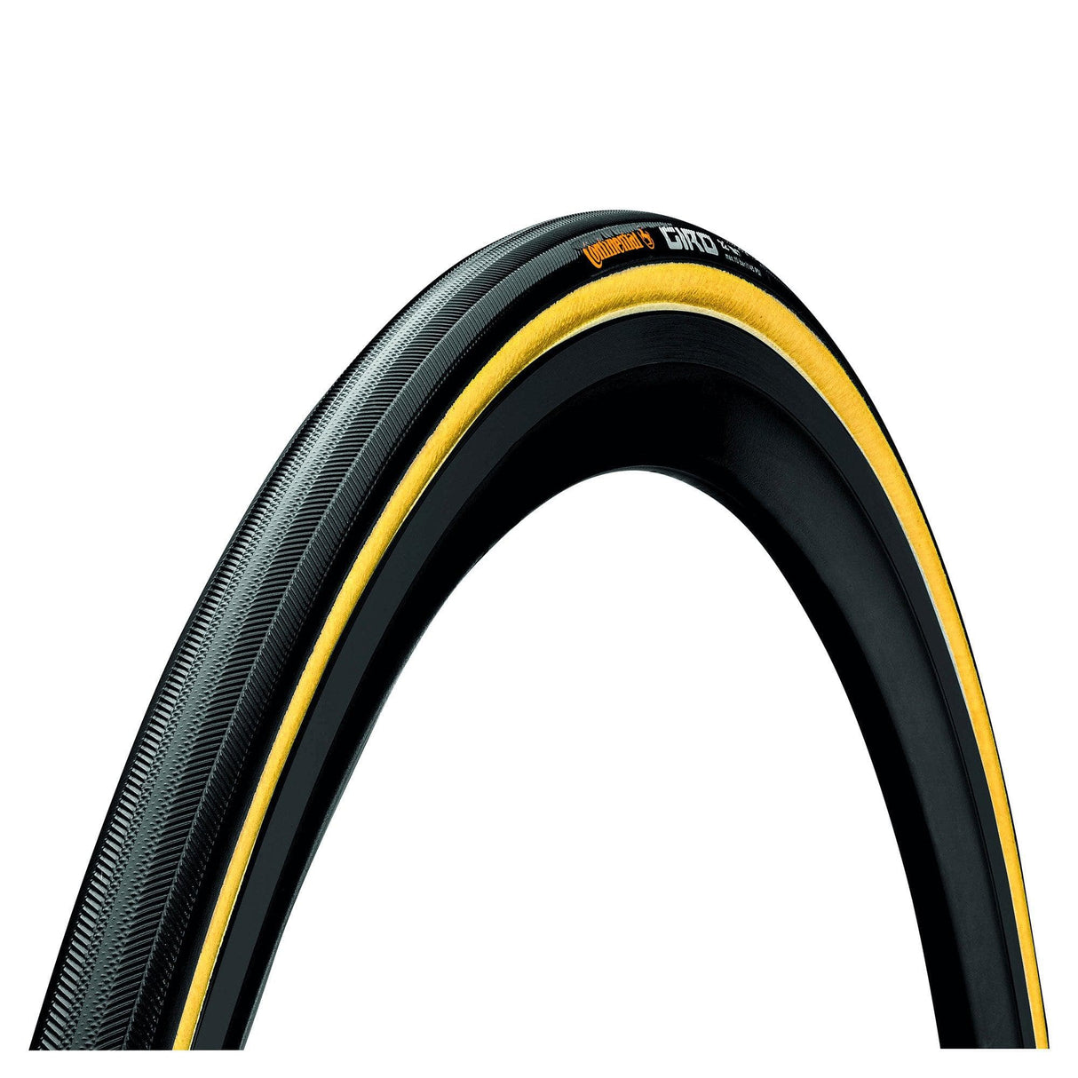 Continental Giro Tyre - Tubular: Black/Transparent 28"X22Mm