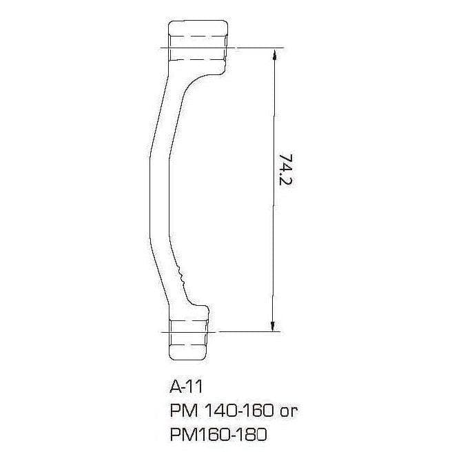 Tektro Adapter A11  Post Mount  +20mm