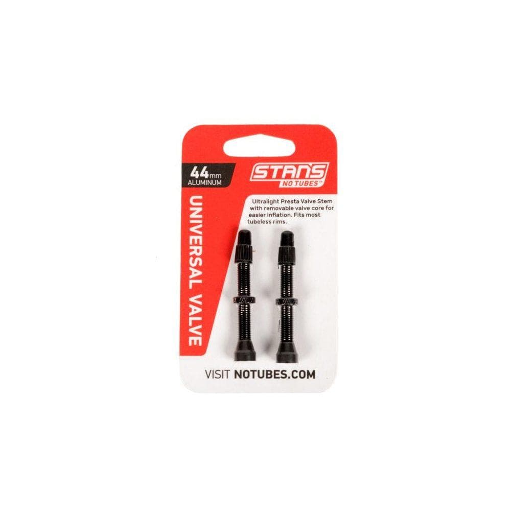 Stans NoTubes VALVE STEM UNI AL PRESTA 44MM BLACK 10PCS