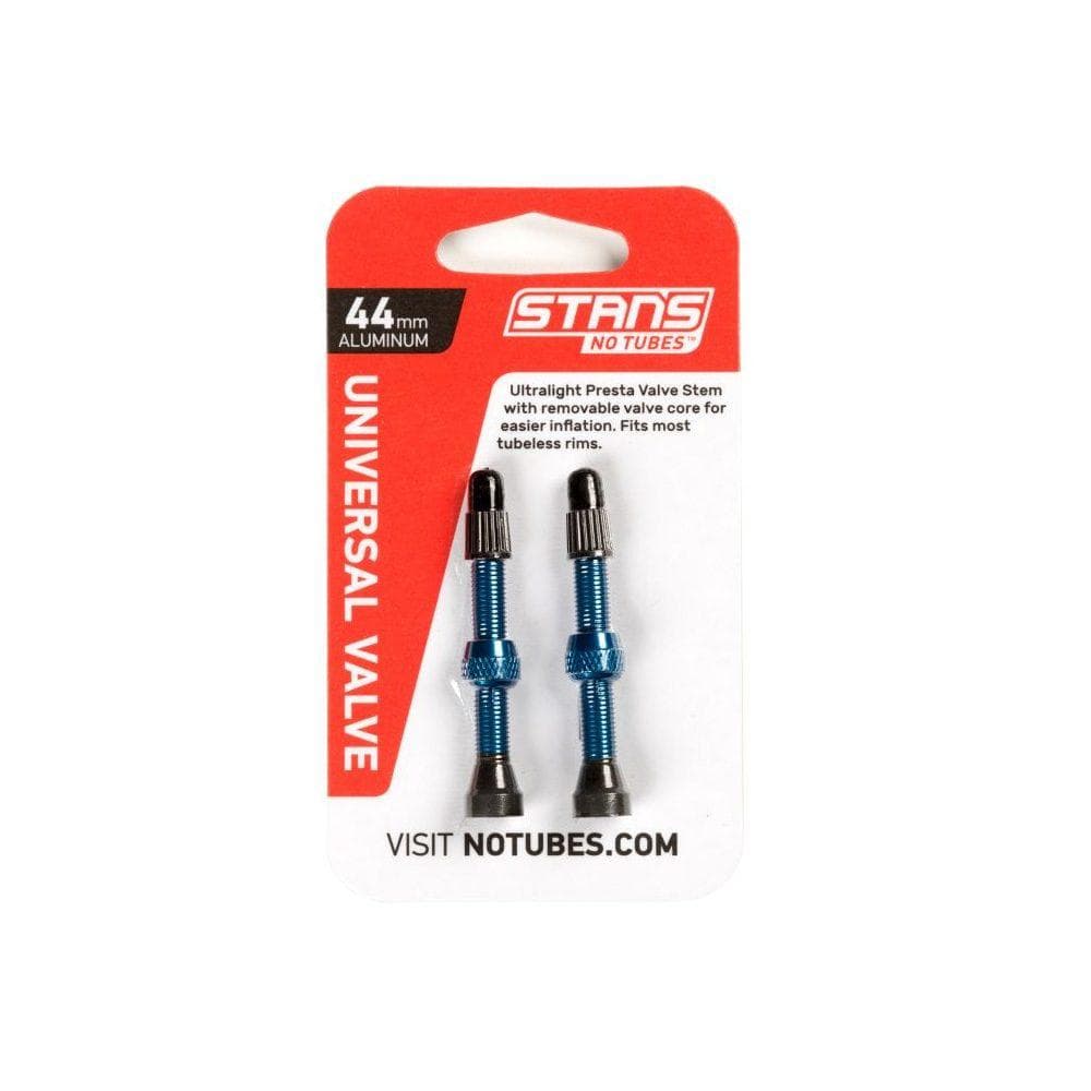 Stans NoTubes VALVE STEM PAIR UNI AL PRESTA 44MM BLUE