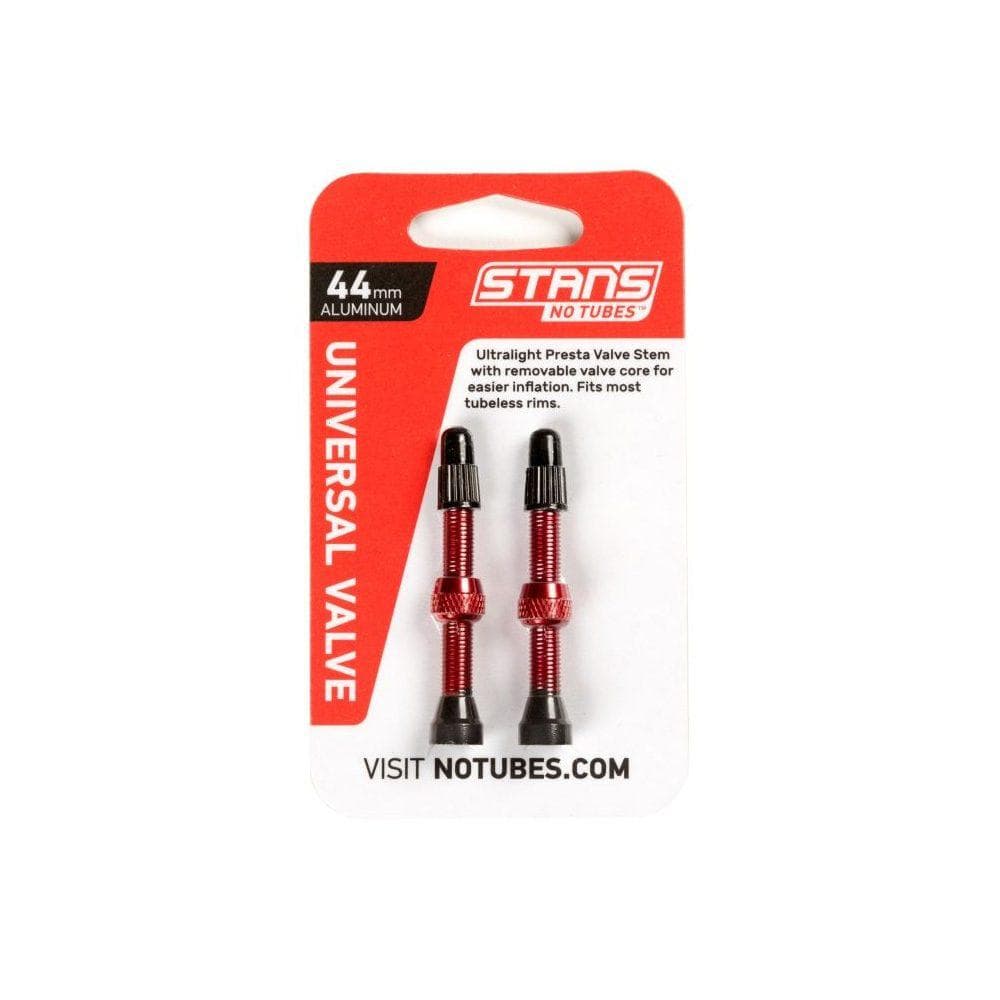 Stans NoTubes VALVE STEM UNI AL PRESTA 44MM RED 10PCS