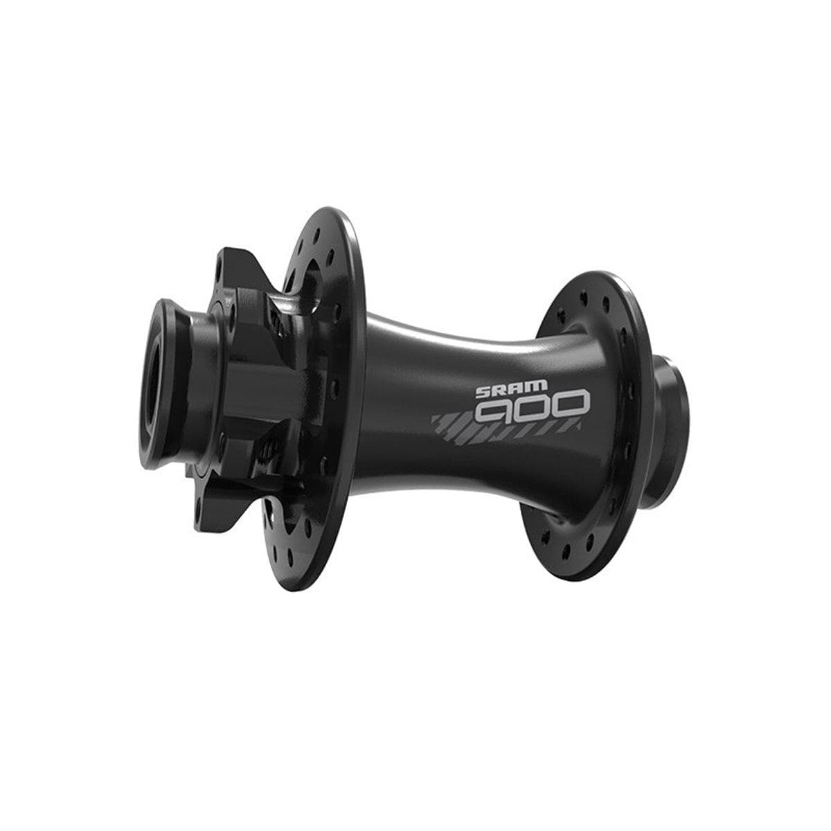 Sram Mtb Hub 900 Front 24H 6-Bolt Disc Black (Includes Quick Release 12X100Mm & 15X100Mm Through Axle Caps) - A1: Black