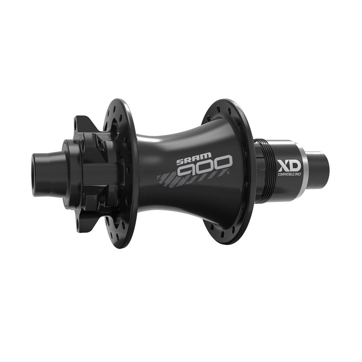 Sram Mtb Hub 900 Rear 24H 6-Bolt Disc Black Xdl (27.8Mm) Driver Body (11Spd) (Includes Quick Release & 12X142Mm Through Axlecaps) A1: Black