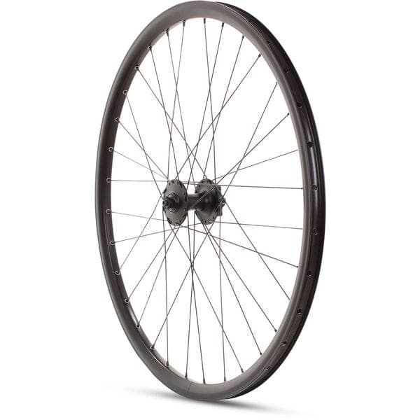 M Part Wheels Gravel Front Wheel Shimano Deore 6 Bolt Hub QR 100mm 27.5 inch TLR Rim black