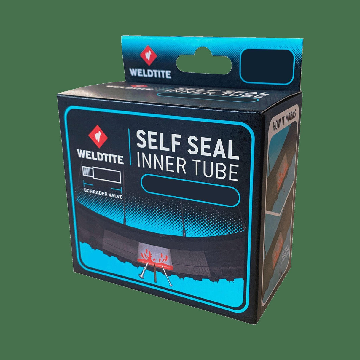 Weldtite self-sealing inner tube 27.5/650bx2-2.5