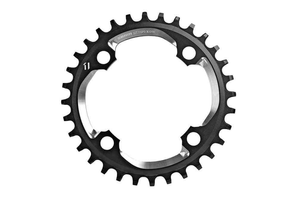 Sram Chain Ring X-Sync Steel 32T 94Bcd Steel 3.5mm Black 11 Speed - 32t - Black