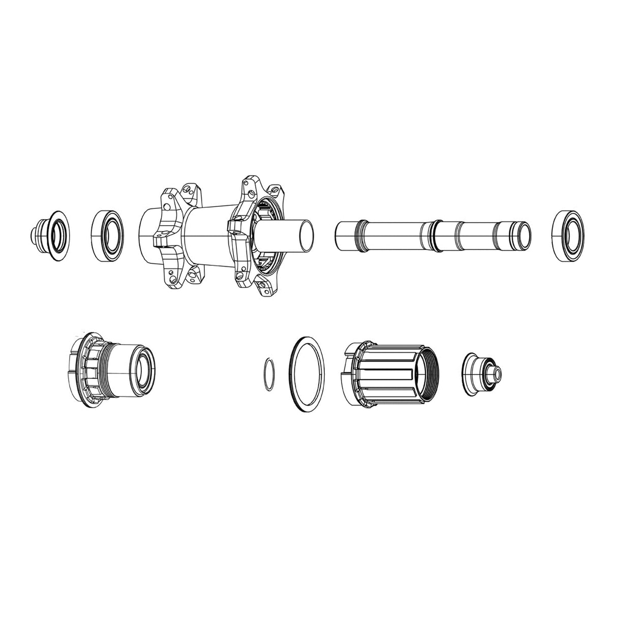 Zipp Hub Bearings - Front - Zm2Sl: