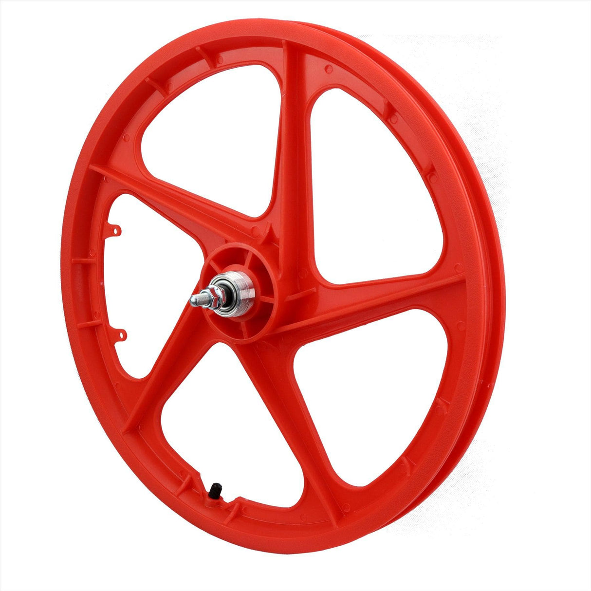 20" Rear Aero 5 "RED" BMX 5 Spoke Mag Nylon wheel in "RED" Aero 20B - MRRP £24.99