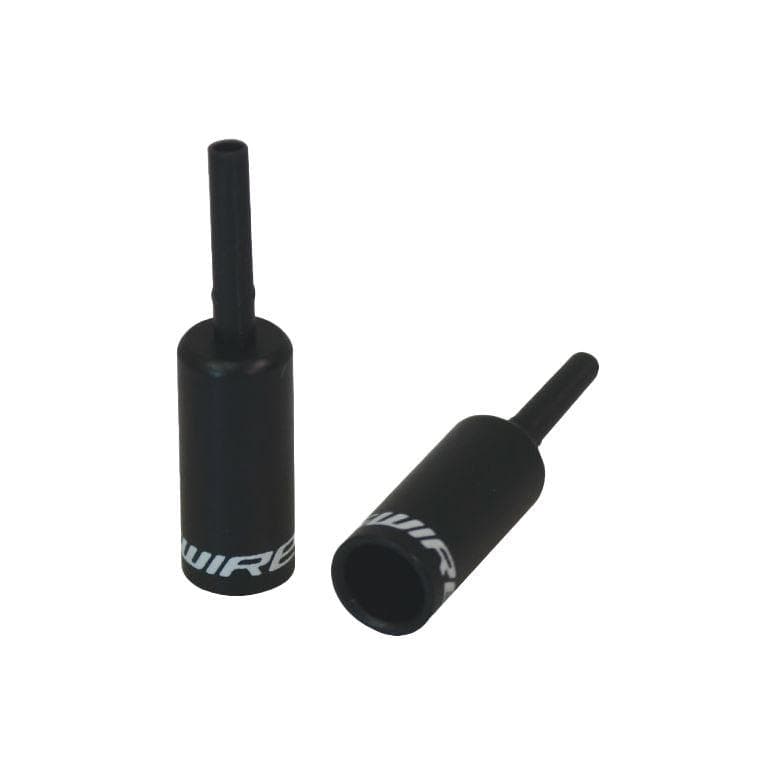 Jagwire End caps Lined - 4mm Shift - Alloy - Black - 50 Pack