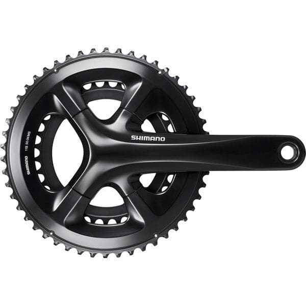 Shimano Non-Series Road FC-RS510 double chainset; 50 / 34T; for 135/142 mm axle; 172.5 mm; black