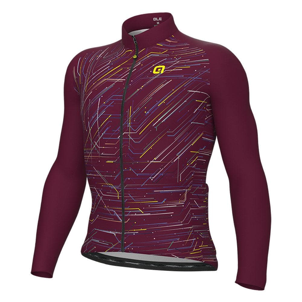 Ale Clothing Byte Pragma LS Jersey Bordeaux S