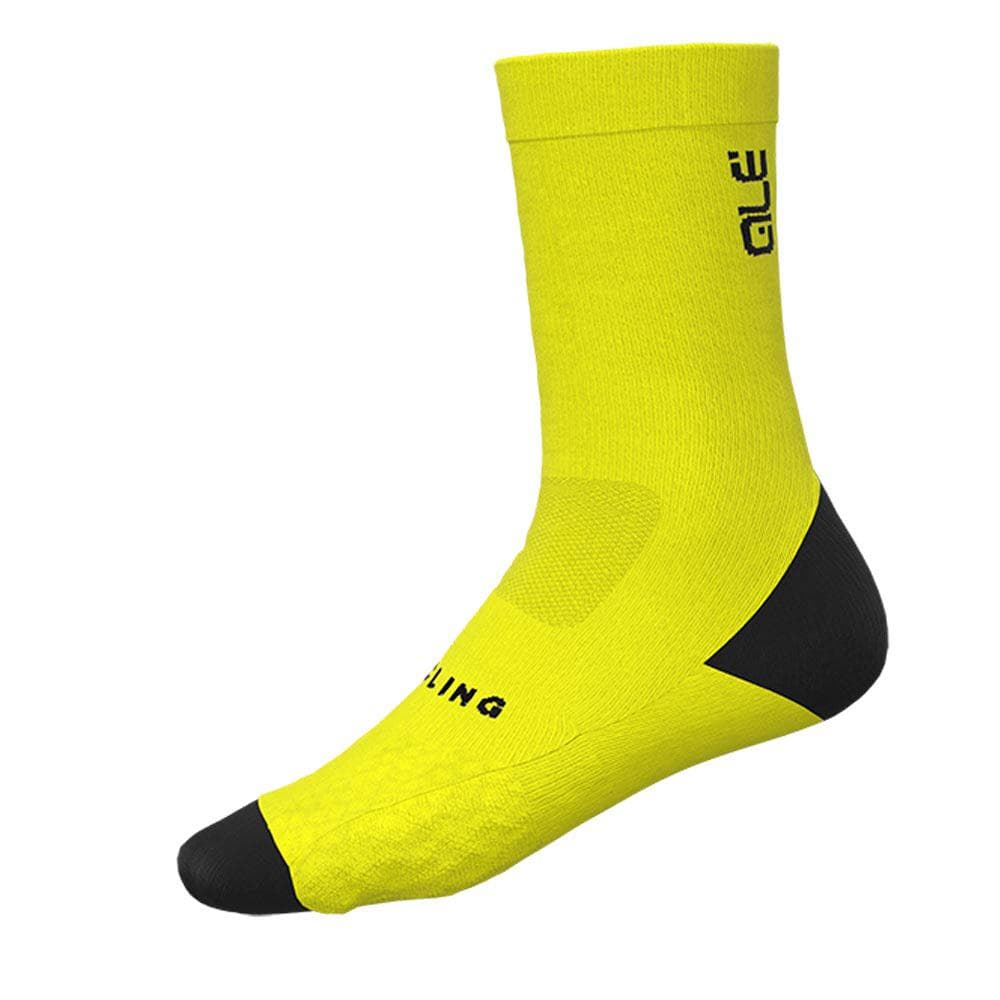 Ale Clothing Digitopress Cupron 16cm Socks Yellow S/36-39