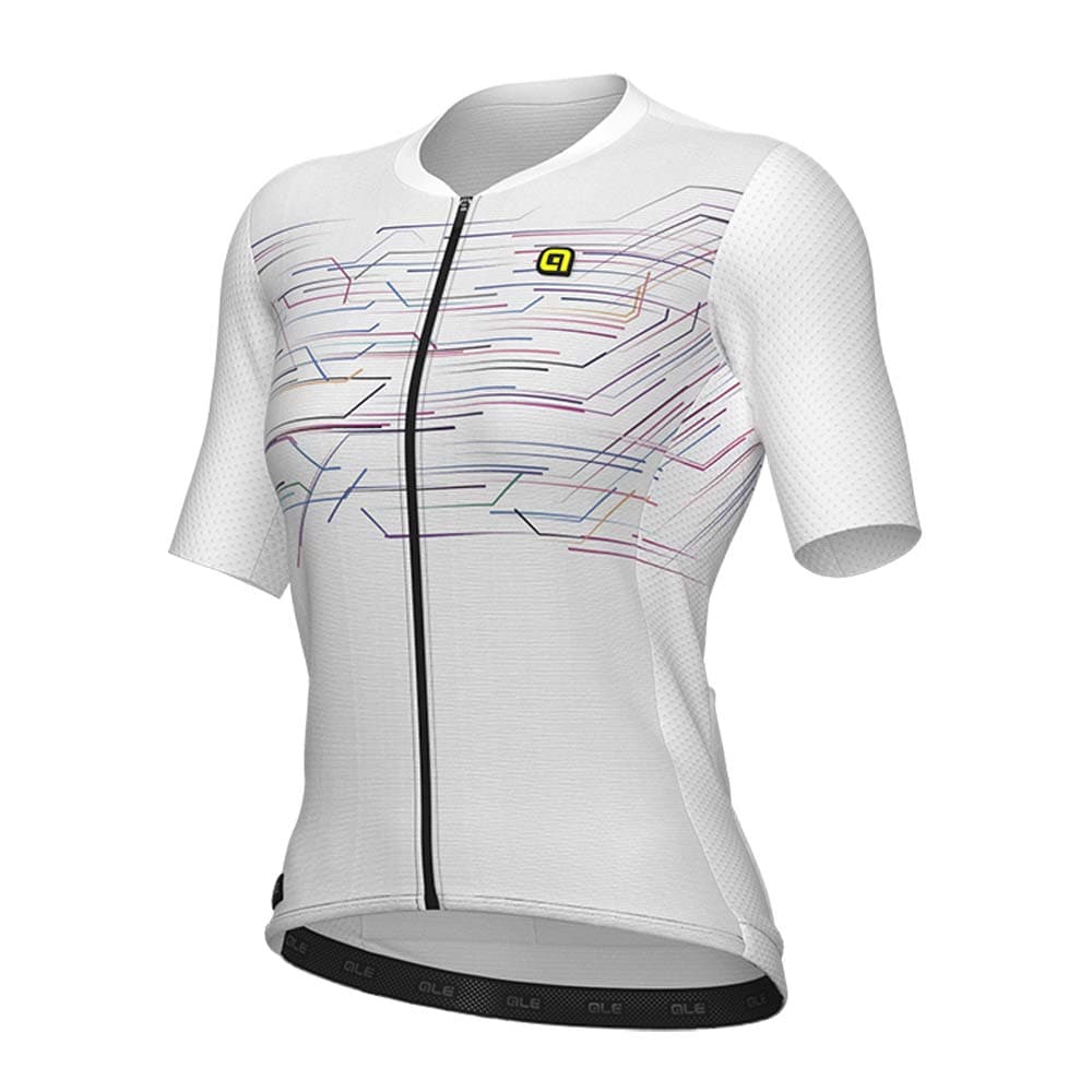 Ale Clothing Megabyte PR-E Wmn SS Jersey White S