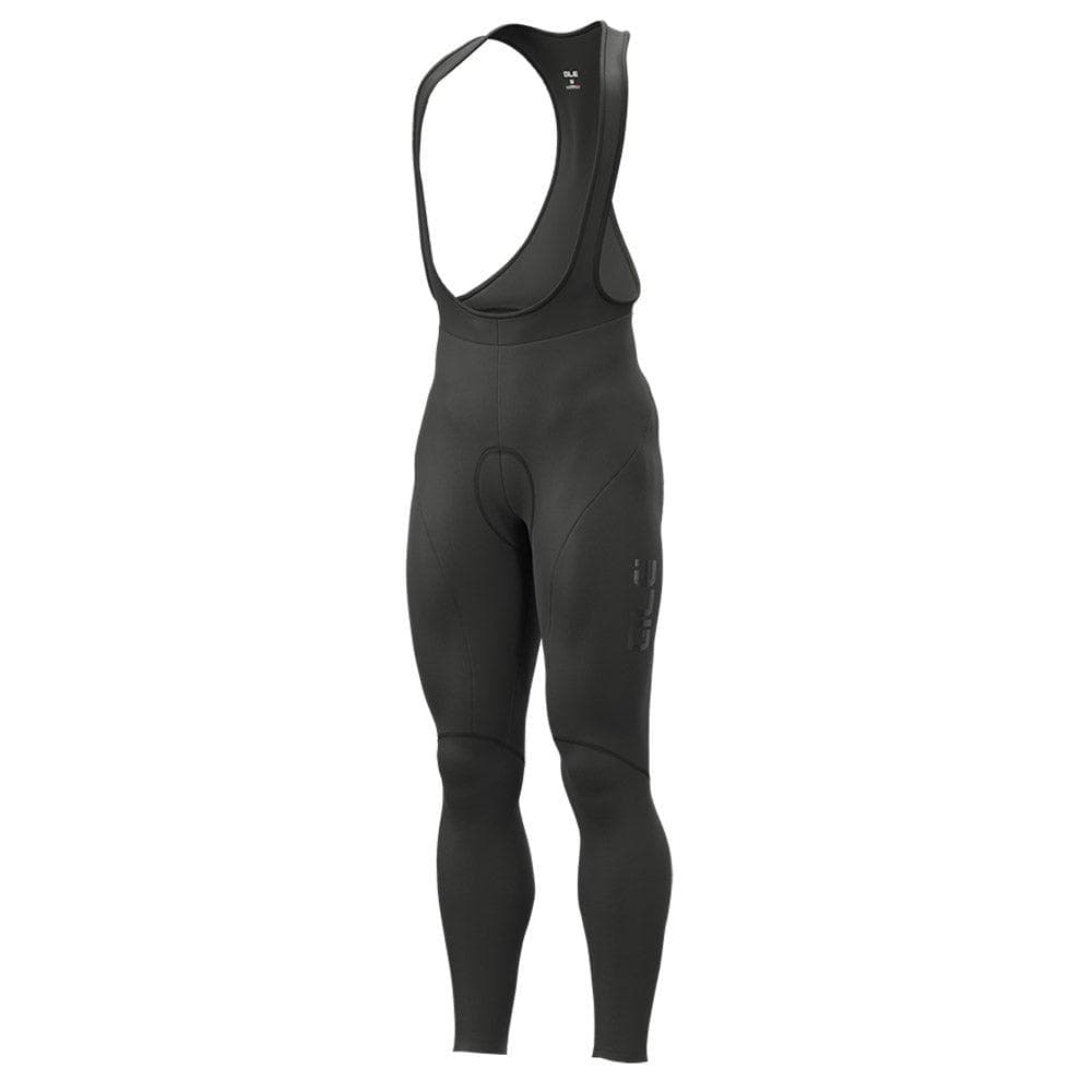 Ale Clothing Winter Solid Bibtights  M Black