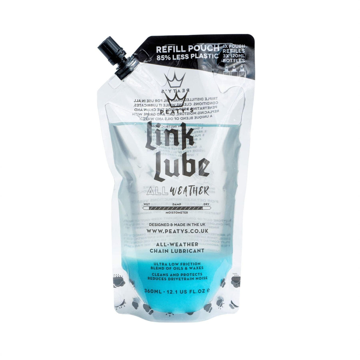 Peaty's LinkLube All-Weather Refill Pouch - 360ml