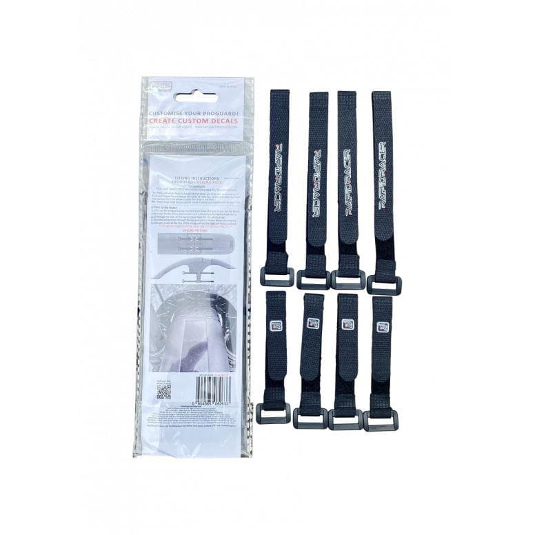 Rapid Racer Products ProGuard Hook & Loop Straps - Black