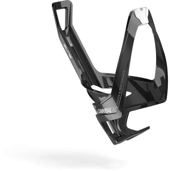 Elite Cannibal XC bottle cage gloss black / white