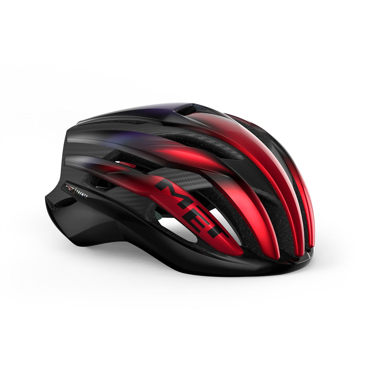 MET Trenta 3K Carbon Mips Red Iridescent - 58-61cm - Red