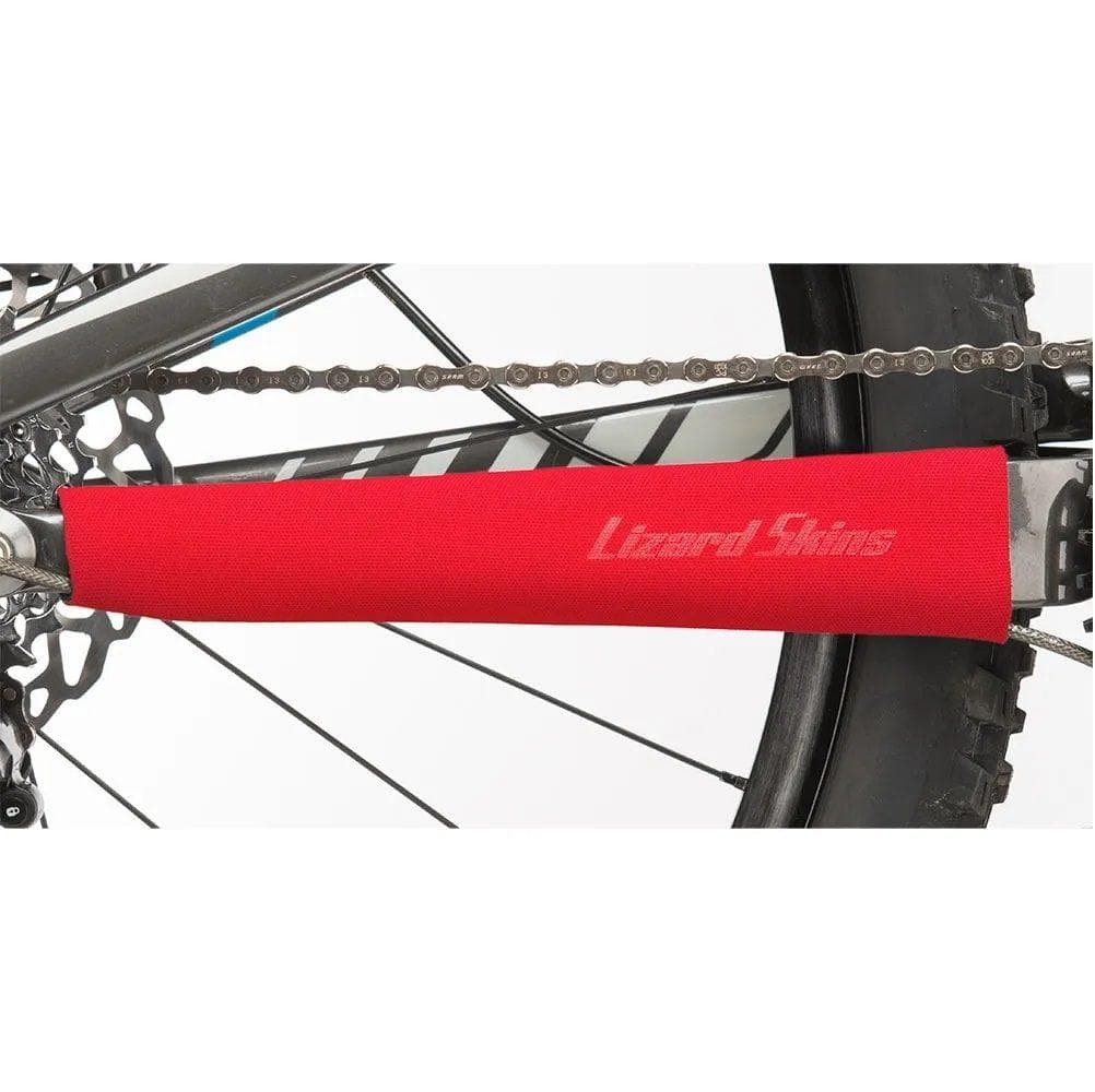 Lizard Skins Medium Neoprene Chainstay Protector  Red