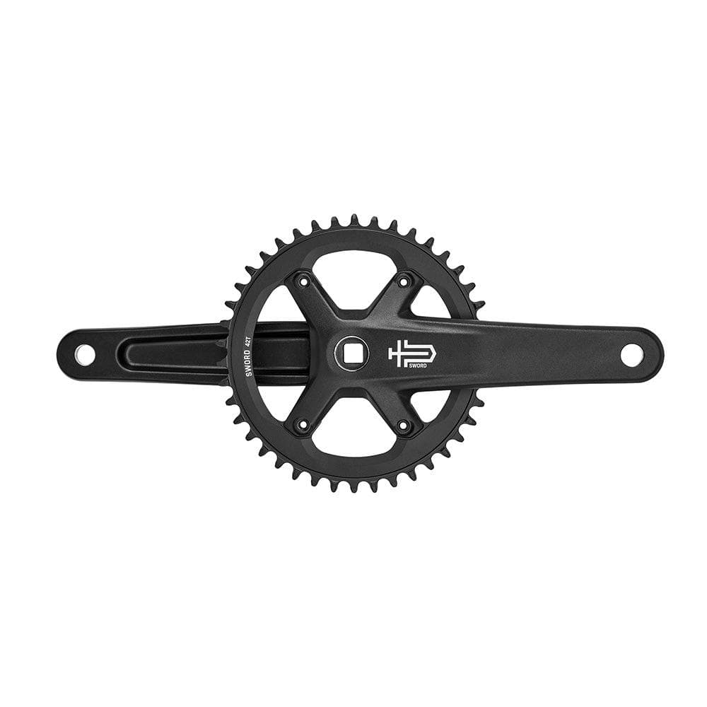 MicroSHIFT Sword Black 1x Crankset 165mm Black