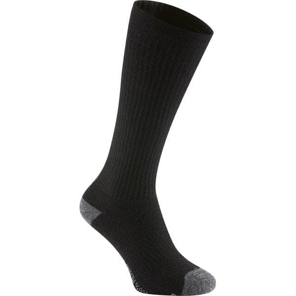 Madison Isoler Merino deep winter knee-high sock; black small