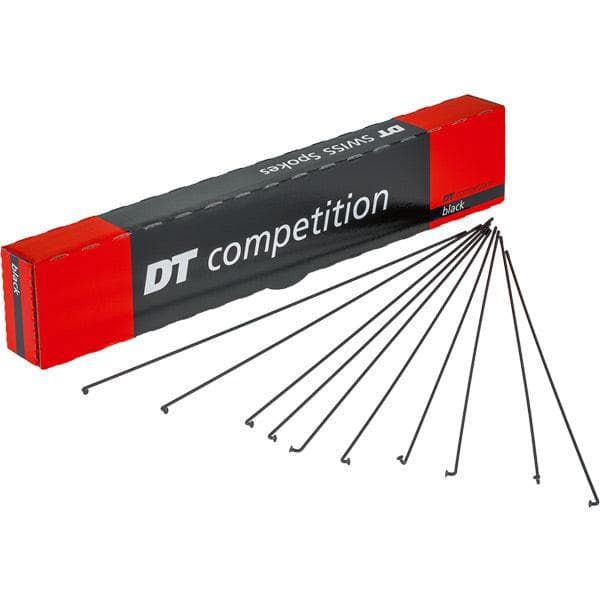 DT Swiss Competition black spokes 14 / 15 g = 2 / 1.8 mm box 100; 250 mm