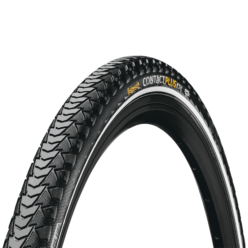 Continental CONTACT Plus Urban / Tour Bike Wire Bead Tyre - 28 x 1 1/2 - Black