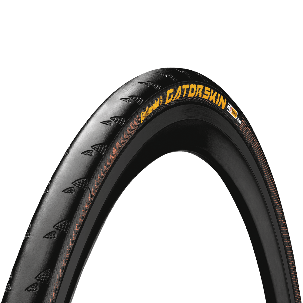 Continental Gatorskin Road Bike Foldable Tyre - 700 x 23C - Black/Black