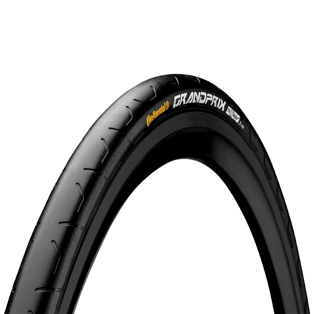 Continental Grand Prix Road Bike Foldable Tyre - 700 x 25C - BlackChili Compound - Black/Black