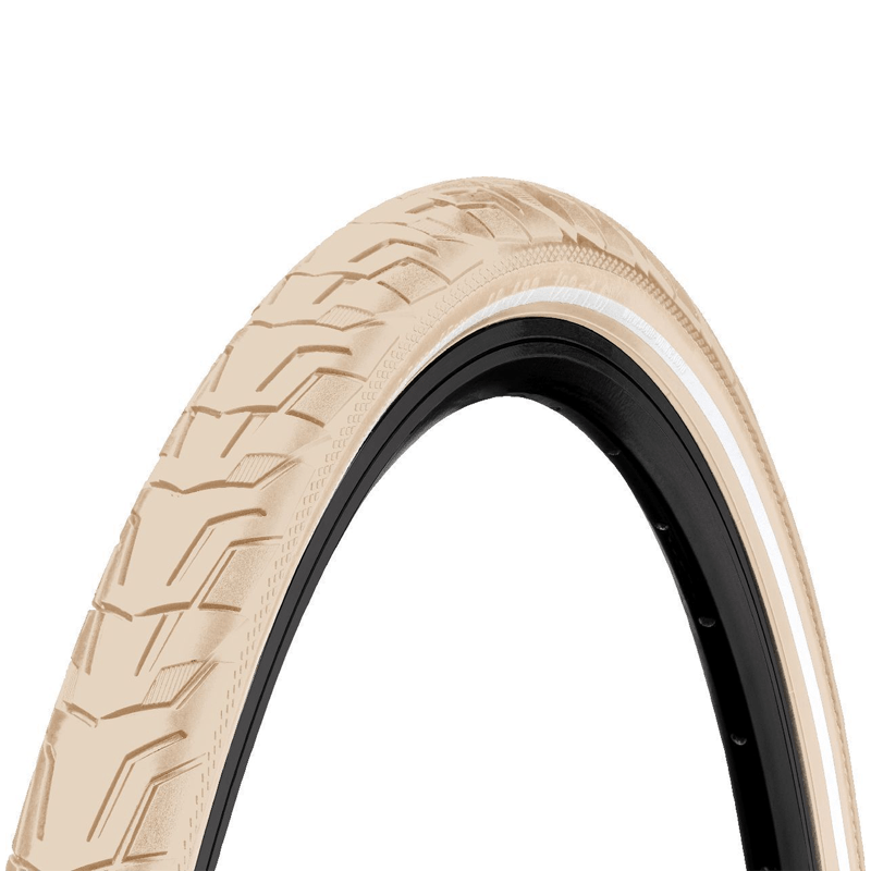 Continental RIDE City Urban / Tour Bike Wire Bead Tyre - 700 x 35C - Cream