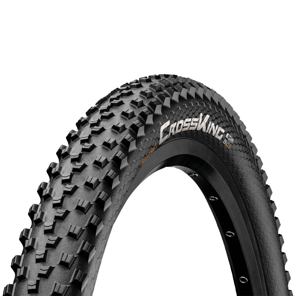 Continental Cross King Mountain Bike Wire Bead Tyre - 29 x 2.00 - Black/Black