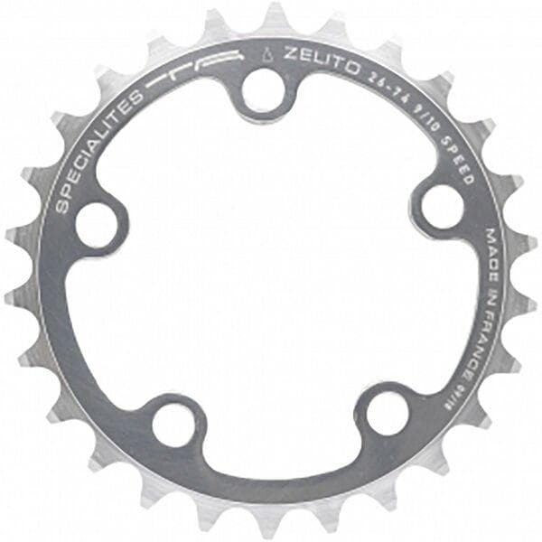 Shimano STEPS CR-ET600 chainring; 38T without chain guard; for chain line 50 mm; silver