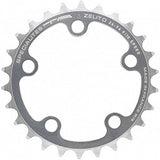 Shimano STEPS CR-ET600 chainring; 38T without chain guard; for chain line 50 mm; silver