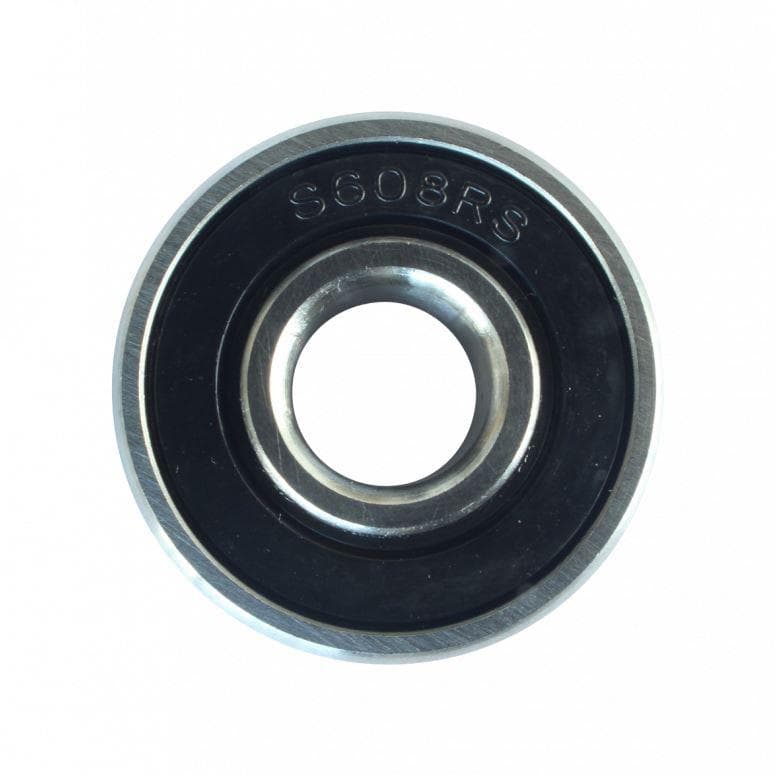 Enduro Bearings 608 2RS - Stainless Steel - Silver/Black