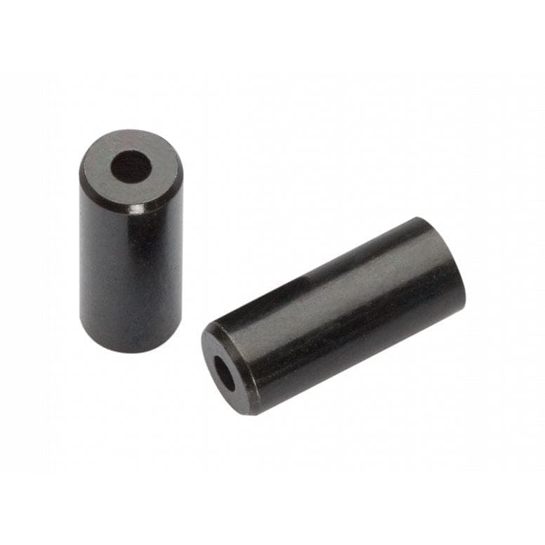 Jagwire End caps Open - 4mm Shift - Brass - Black - 50 Pack