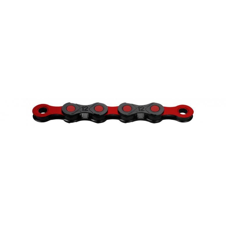 KMC DLC 12 Chain 118L - Black/Red - 1pc