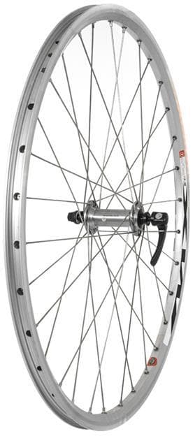 Tru-build wheels 26  Front Mach1 Double Wall Rim, Silver (Qr) - Front - Silver