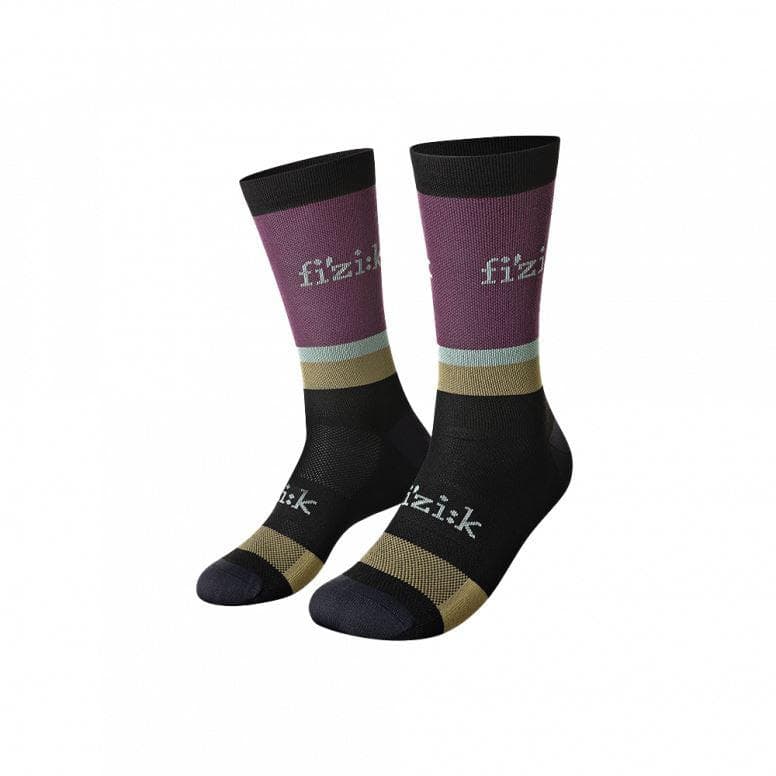 Fizik Team Edition Cycling Socks - Mud/Grape - Large