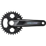 Shimano Deore FC-M6100 Deore chainset, 12-speed, 55 mm chainline, 165 mm