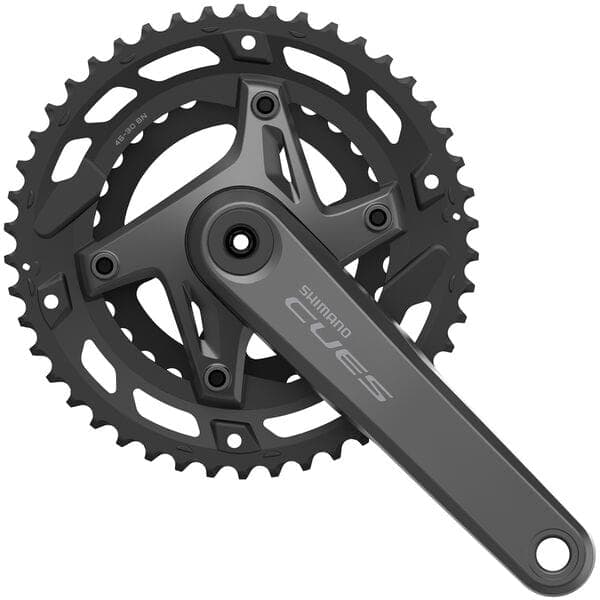 Shimano CUES FC-U6000 CUES 2 piece design chainset; for 9/10-speed; 175 mm; 46/30T