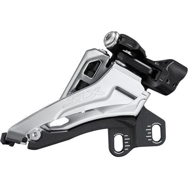 Shimano SLX FD-M7100-E SLX front mech; 12-speed double; side swing; E-type mount