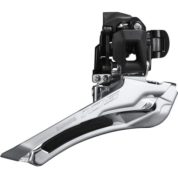 Shimano 105 FD-R7100 105 12-speed toggle front derailleur; double 28.6 / 31.8 mm; black