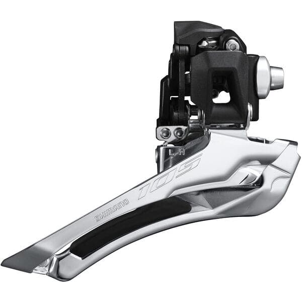 Shimano 105 FD-R7100 105 12-speed toggle front derailleur; double braze-on; black