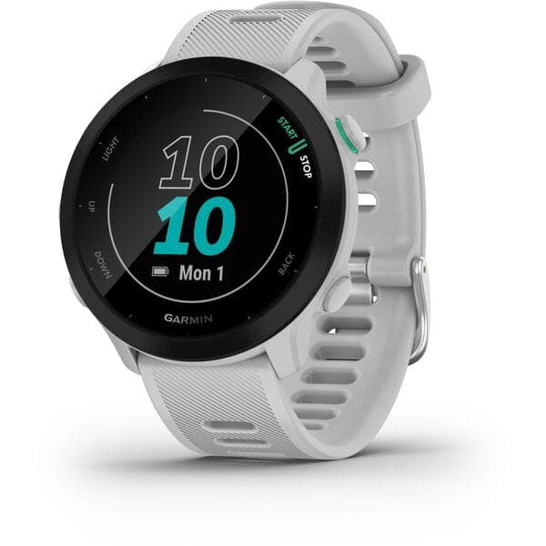 Garmin Forerunner 55 running watch - white