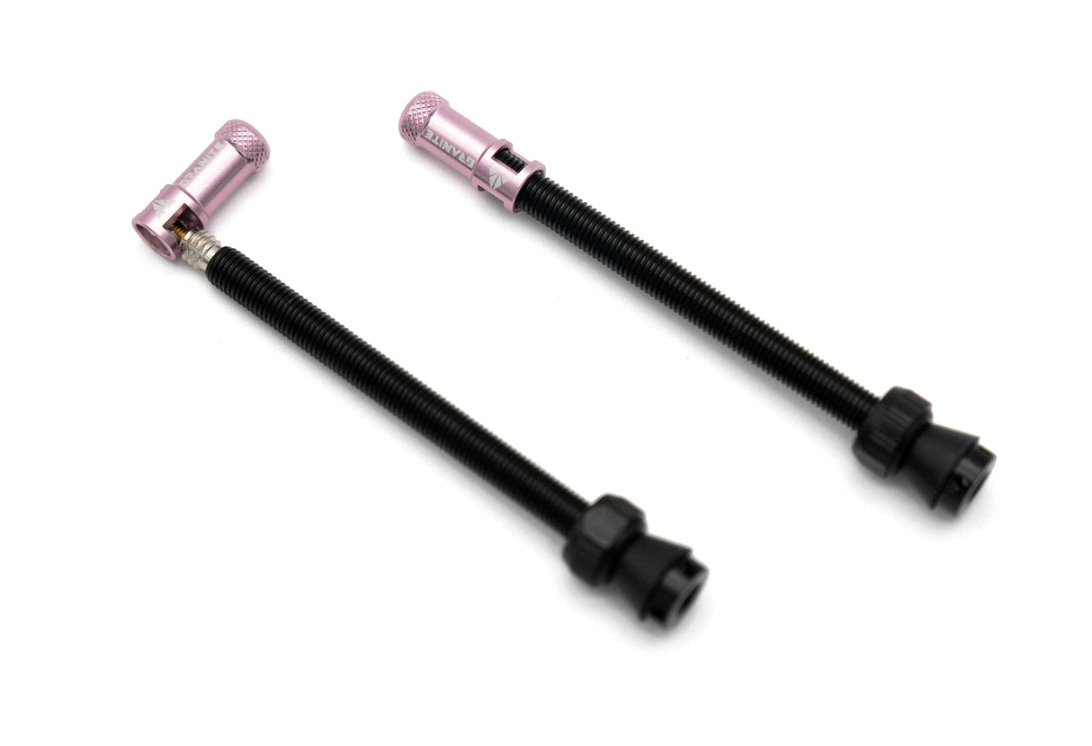 Granite Granite JUICY NIPPLE 80mm Valve Cap & Tool (+valve, Pink)