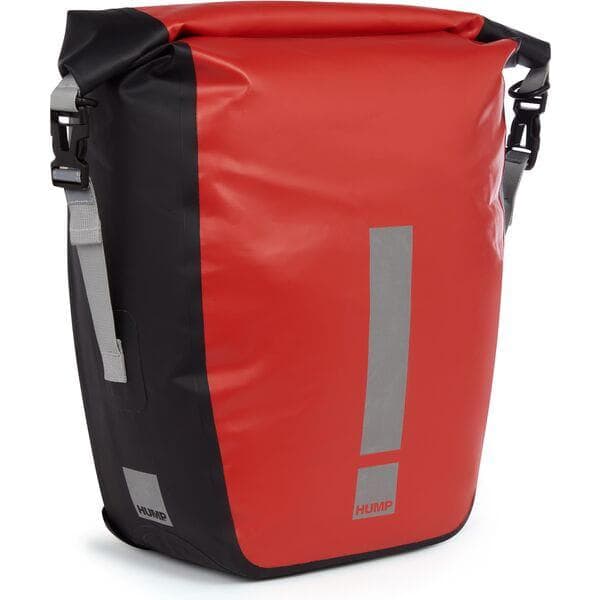 HUMP Reflective Waterproof 30L Single Pannier - RED