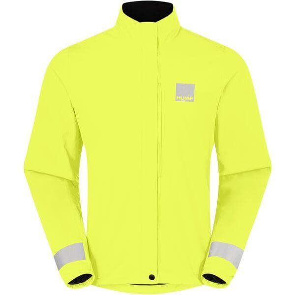 HUMP Strobe Men's Waterproof Jacket; Safety Yellow - Large