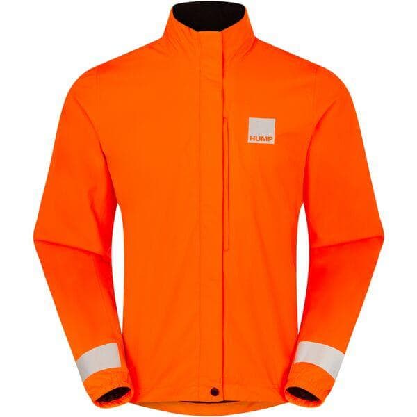 HUMP Strobe Men's Waterproof Jacket; Neon Orange - Medium