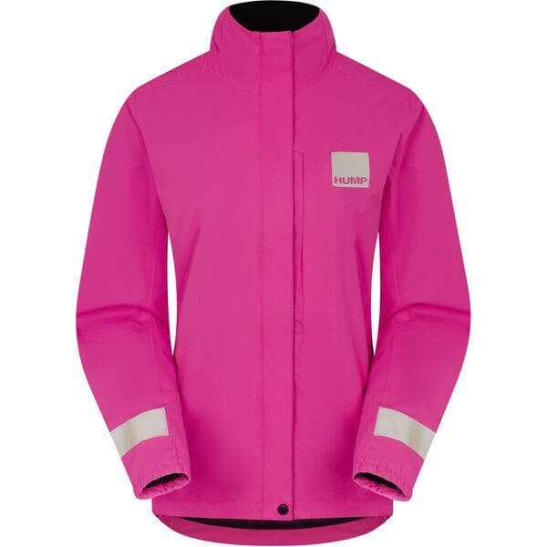 HUMP Strobe Women's Waterproof Jacket; Pink Glo - Size 8