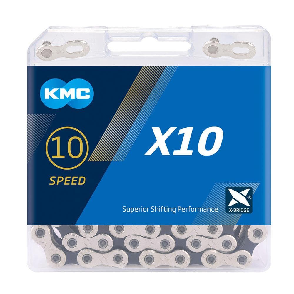 KMC X10 Silver/Black 114L Chain